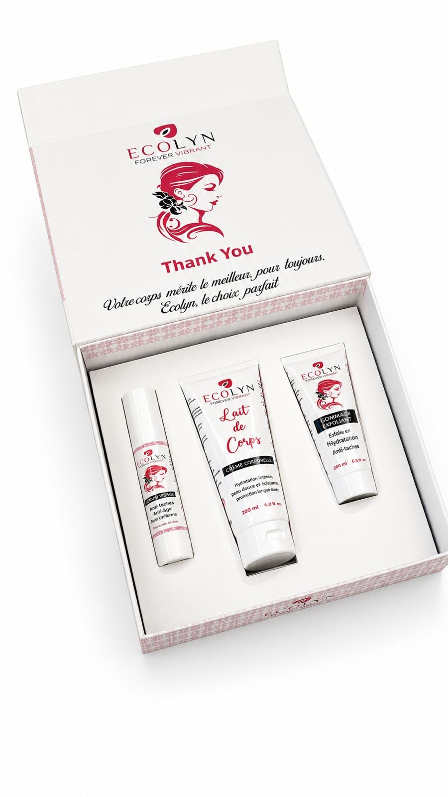 Gamme corporelle : Gommage + Crème hydratante + Al Makhmaria
